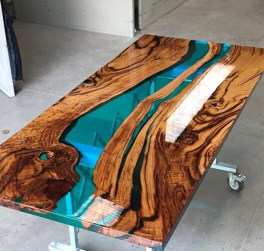 Trabajos en Madera y Resina epóxica -Ideas creativas