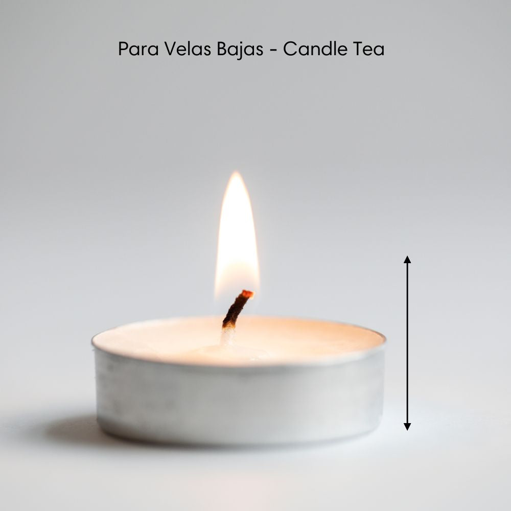 Mechas para Velas con Soporte de Aluminio (10 uds)