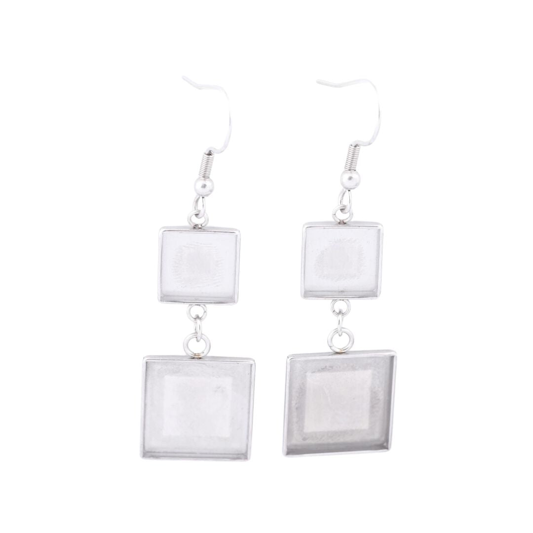 Bases de Aros Acero Cuadrado - Pack 10 uds.