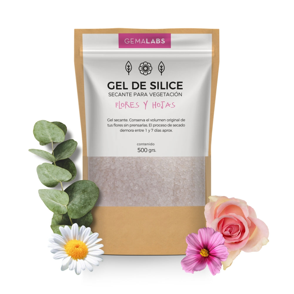 Gel de Silice Secado Flores y Plantas 500g