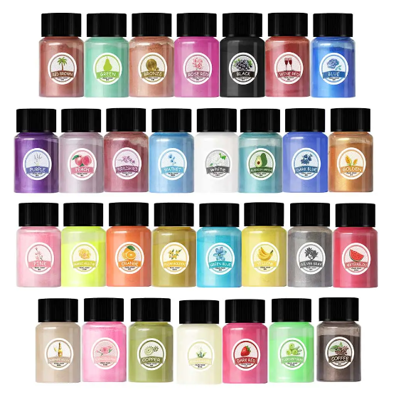Set Pigmentos de Mica Perlados
