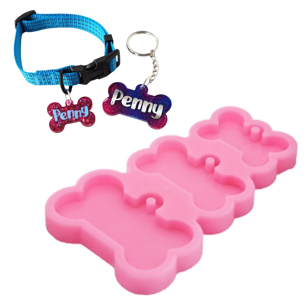 Molde Placa/identificador para Perros