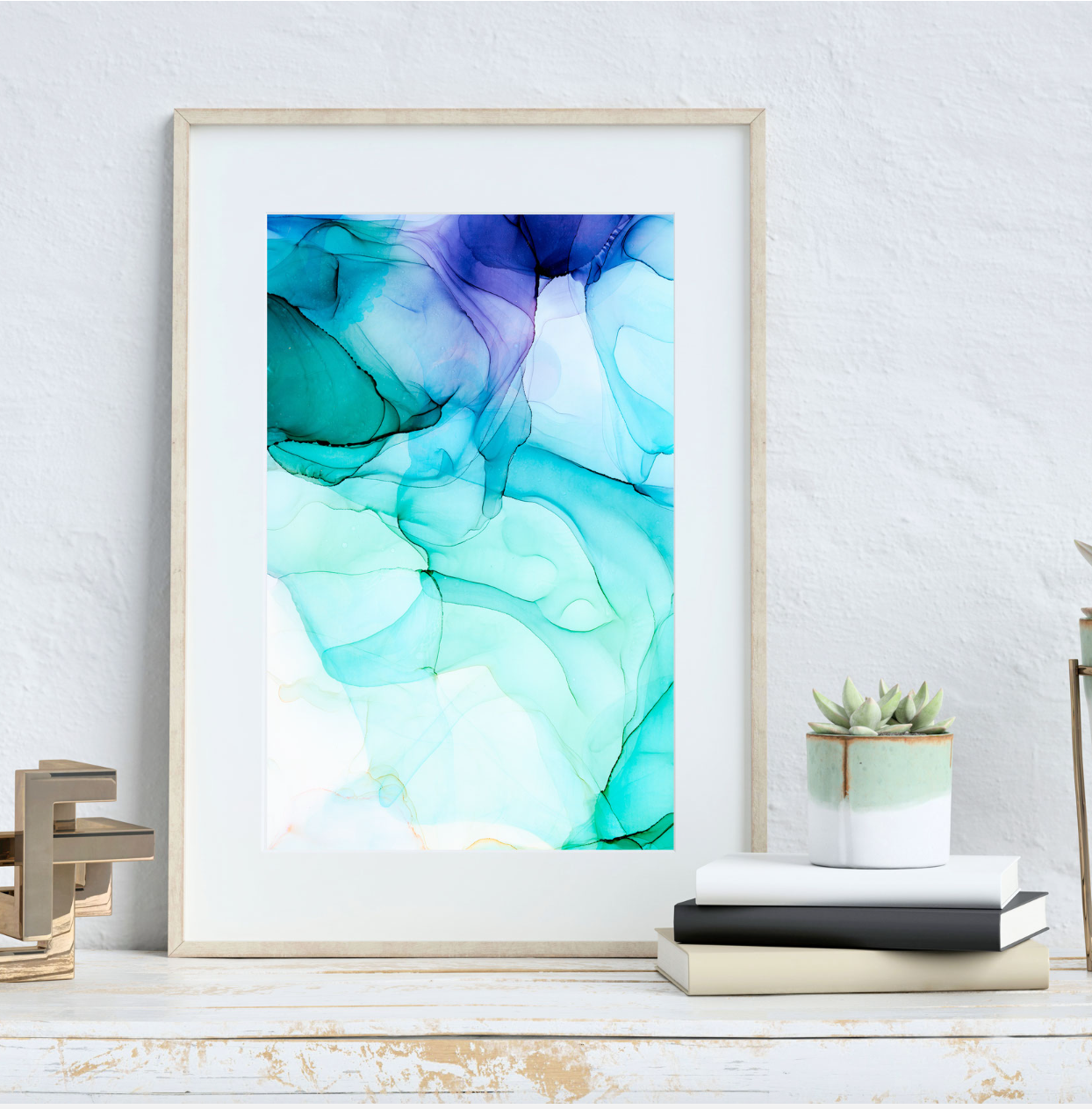 Set Arte Fluido (Papel + Pigmentos)