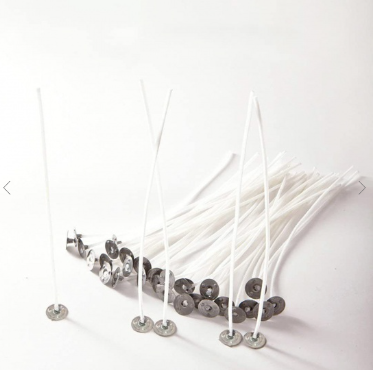 Mechas para Velas con Soporte de Aluminio 50 unidades