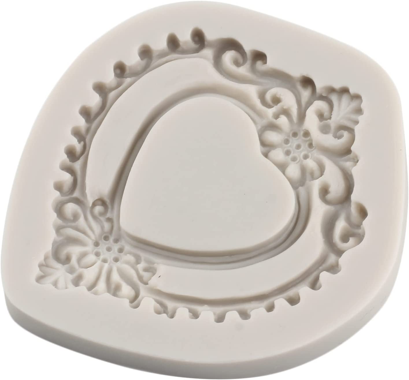 Molde Marco de Corazón Victoriano