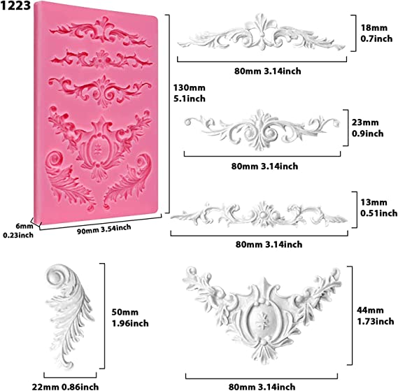 Molde Diseños Barrocos Grande