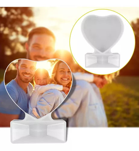 Molde Marco para Fotos Corazón