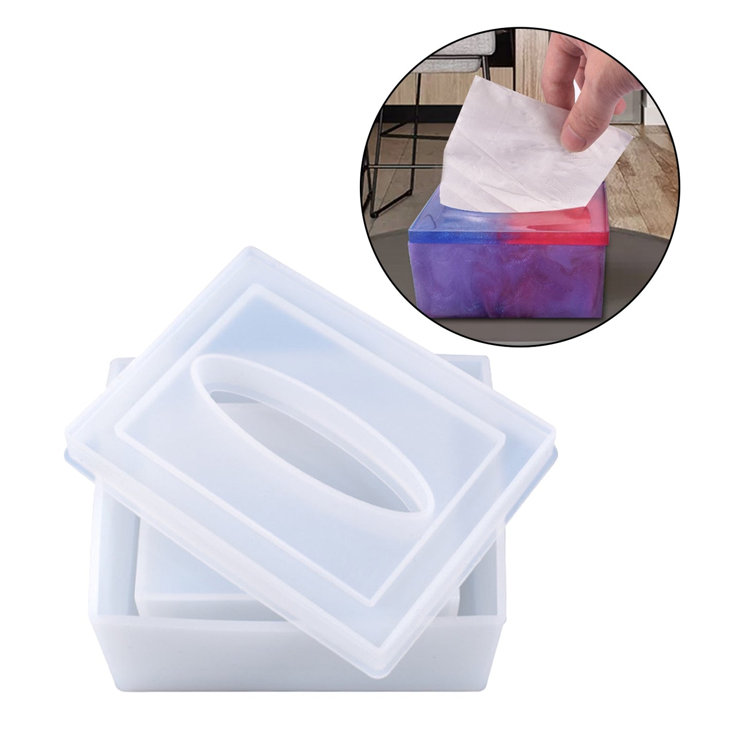 Molde de Caja para Papel Tissue