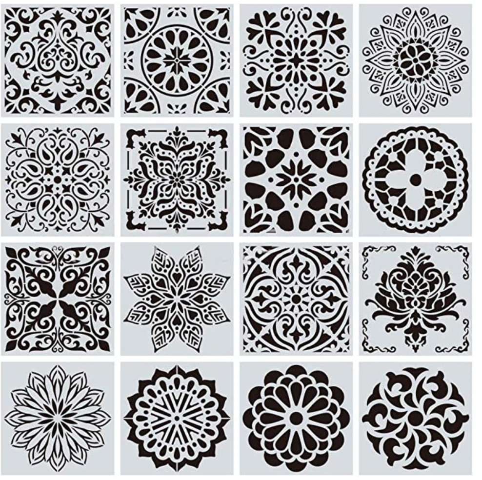 Set Stencils Mandalas (16 uds)