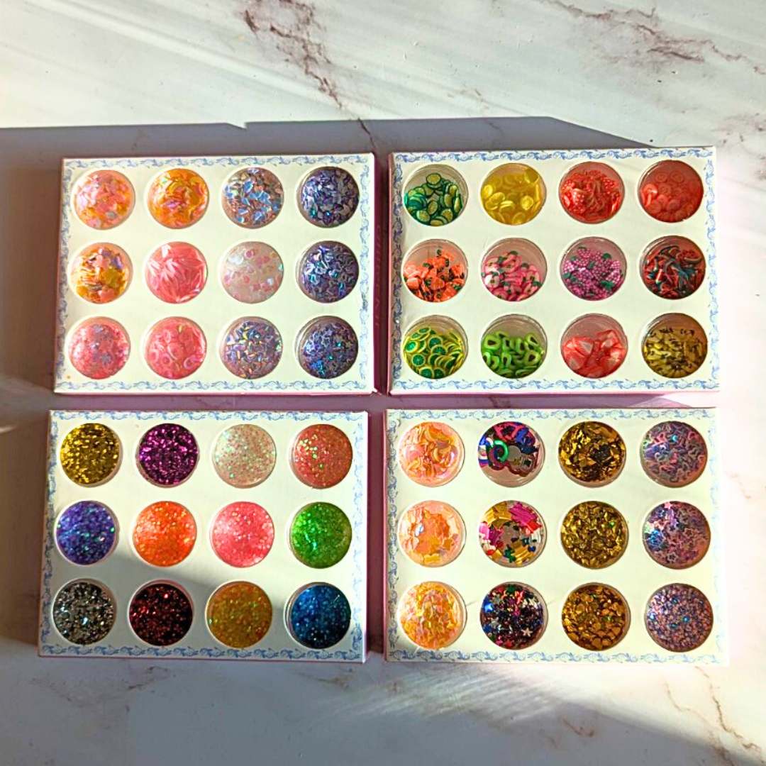 Set 48 Escarchas Glitter Queen