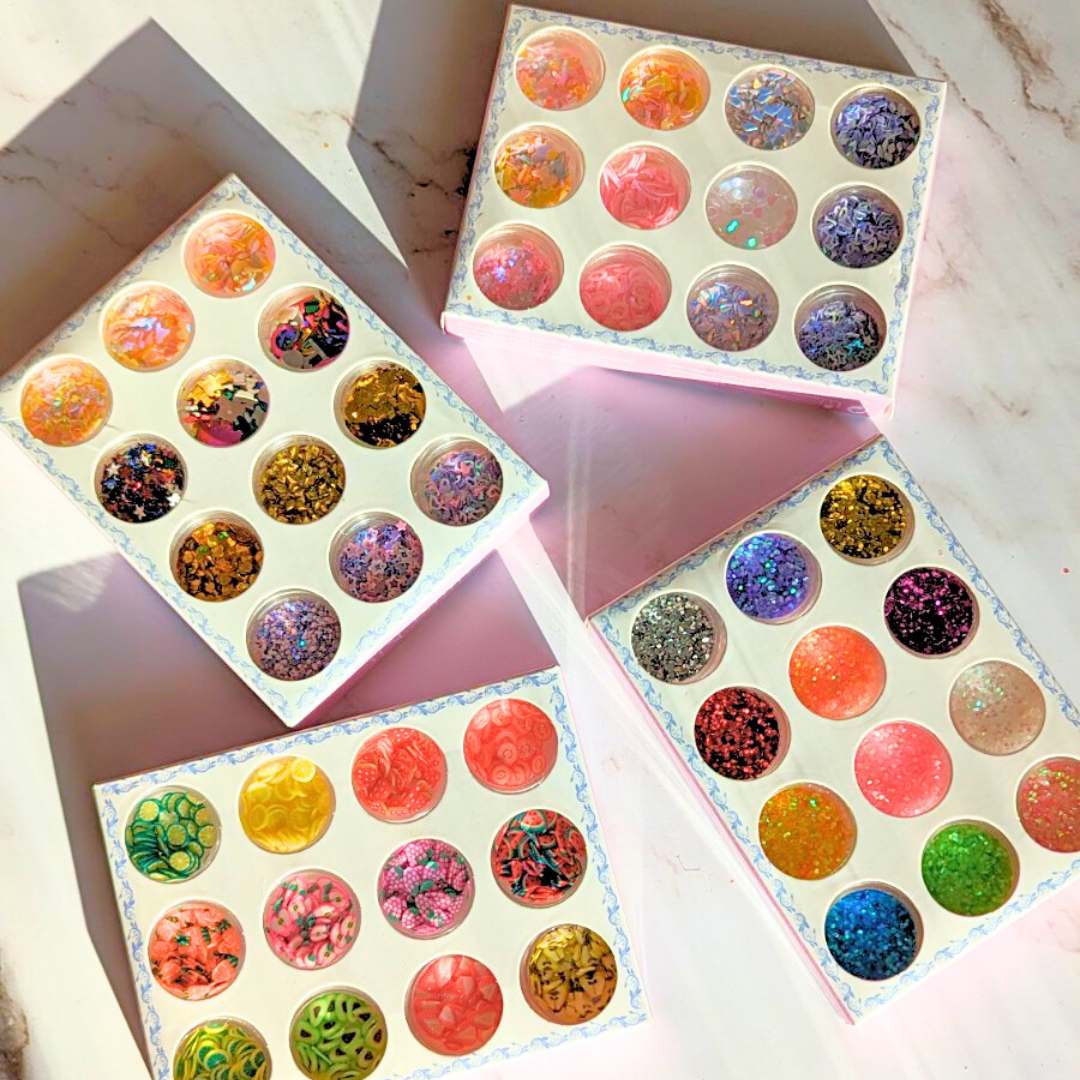 Set 48 Escarchas Glitter Queen