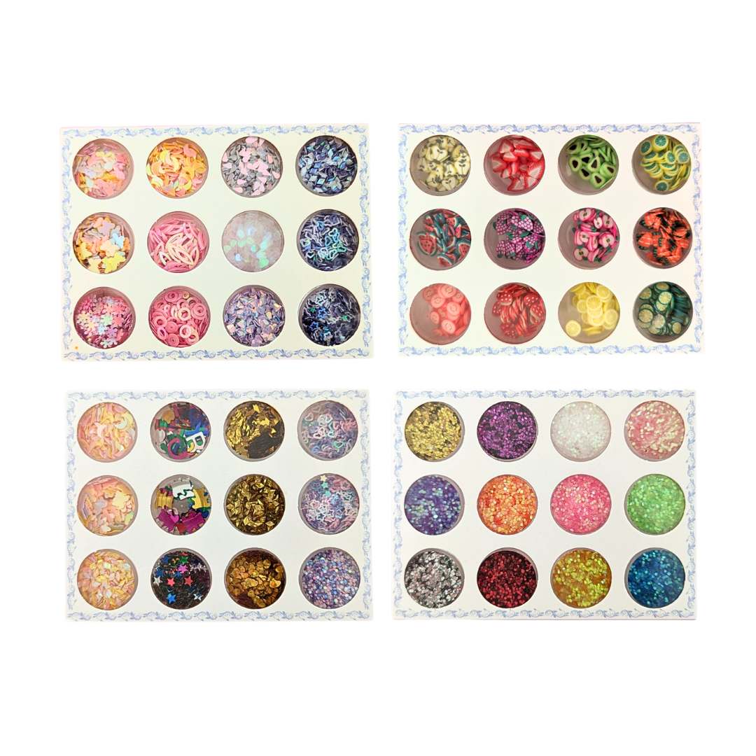 Set 48 Escarchas Glitter Queen