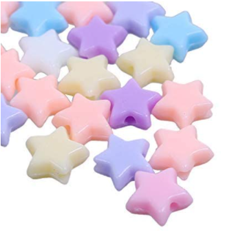Cuentas Estrellas Tonos Pastel