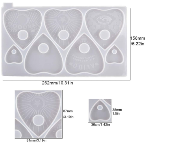 Molde Puntero Adivinación (Lector Güija-Ouija)