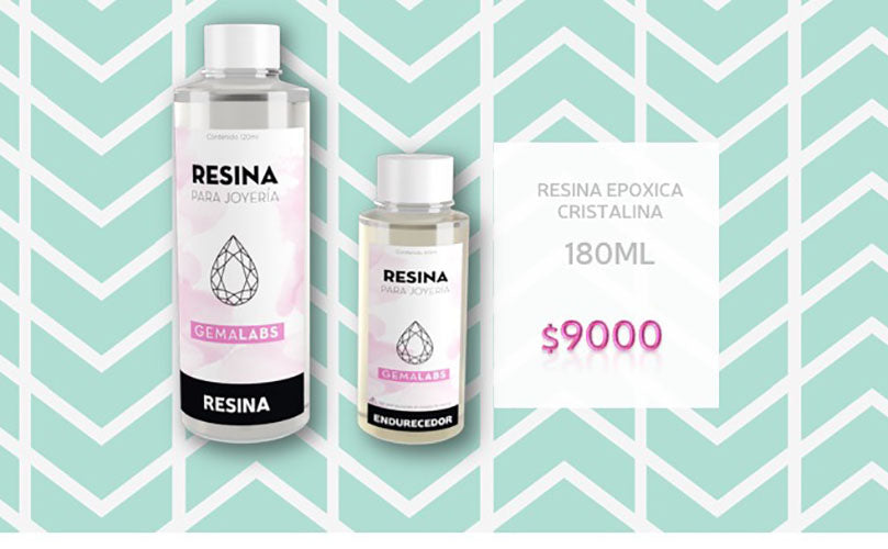 Resina Epóxica Cristal 180 ml para Joyería, Manualidades y Maderas