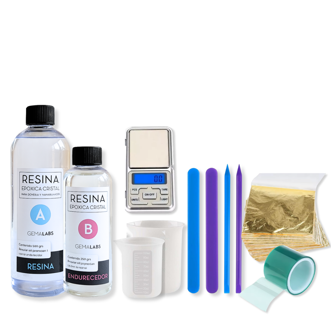 Starter Kit Gemalabs - Resina Cristal
