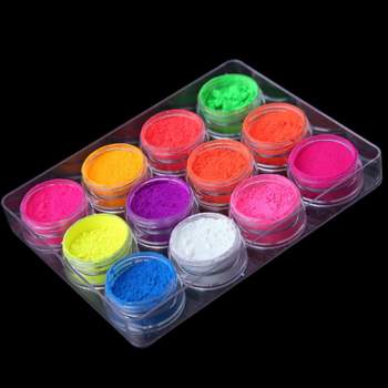 Set Pigmentos Fluorescentes 12 uds