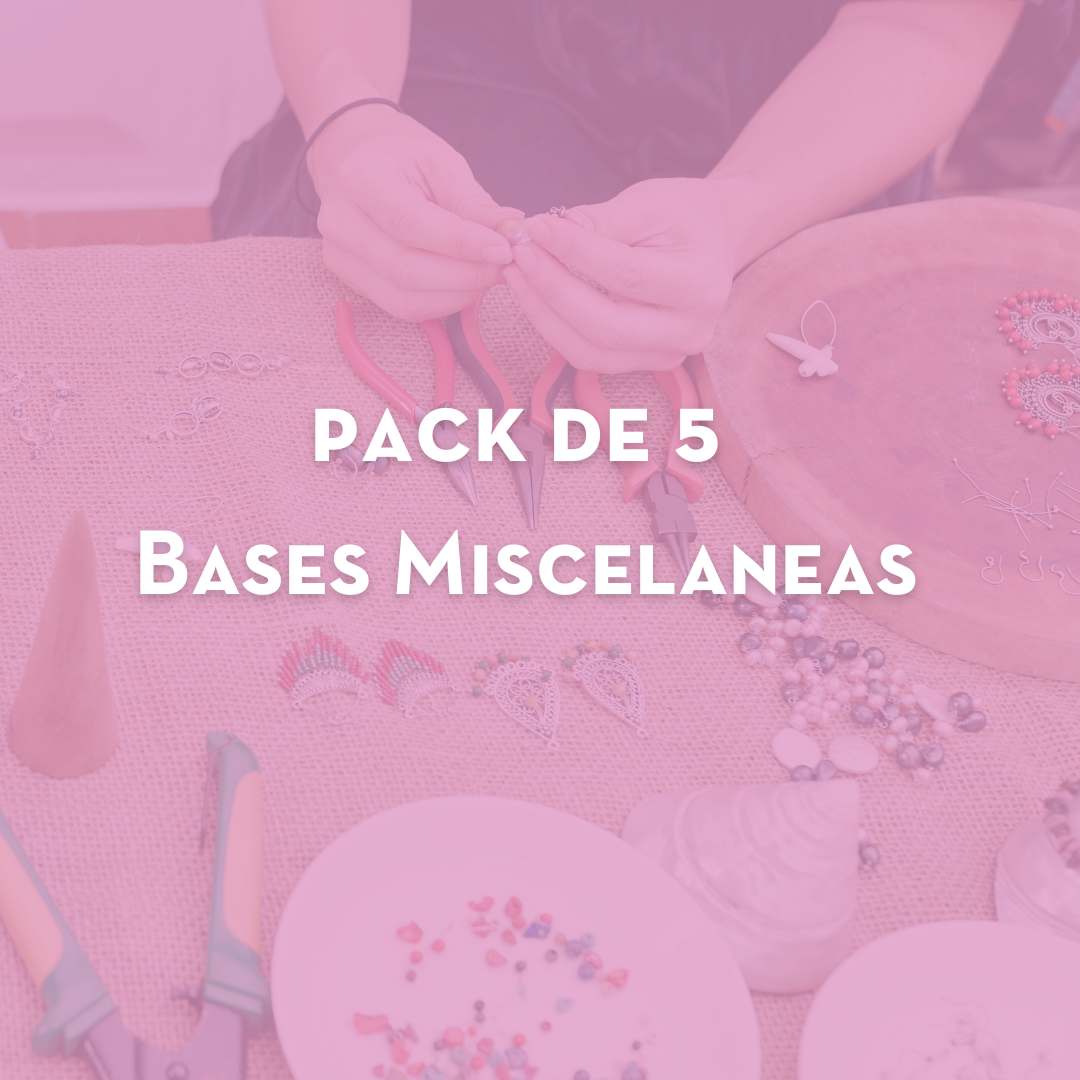 Pack de 5 bases miceláneos